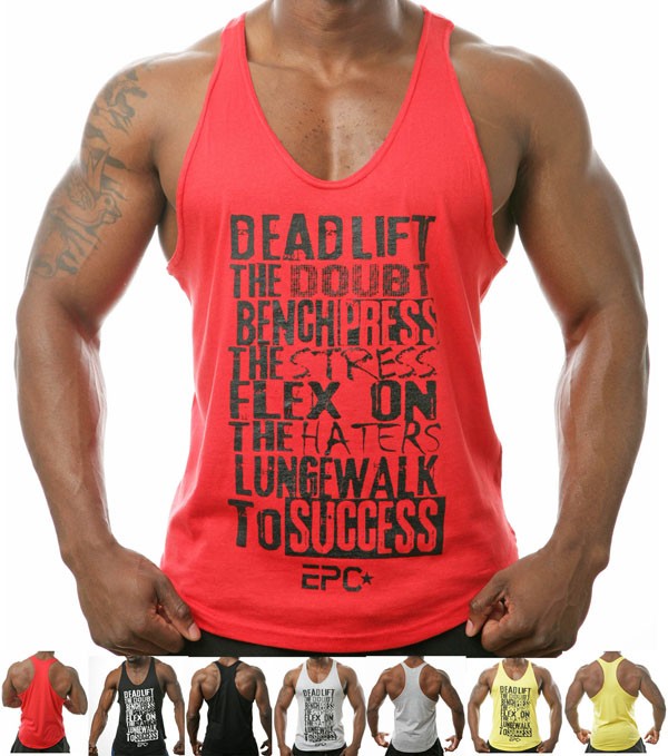 Factory directory wholesale mens gym tank top